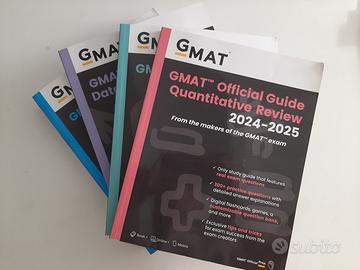 GMAT Official Guide 2024-2025 set completo 4 vol.
