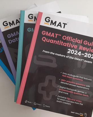 GMAT Official Guide 2024-2025 set completo 4 vol.