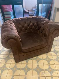 Poltrona chesterfiel semeraro