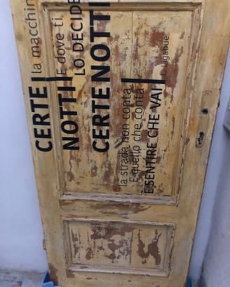 Testata letto fatto a porta