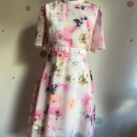 42 IT (M) abito floreale matrimonio rosa