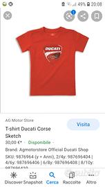 T Shirt Originale Ducati Corse 