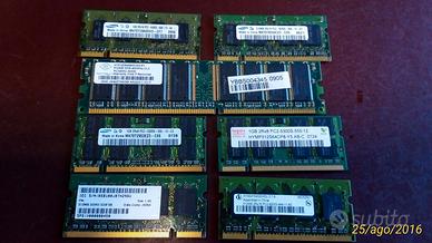 VARIE RAM PER PC FISSO E NOTEBOOK