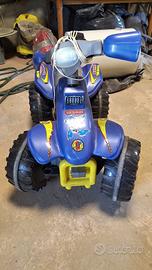 Trattorino triciclo mini quad batteria per bambini