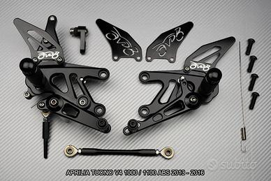 Pedane arretrate APRILIA TUONO V4 ABS 2013 - 2016