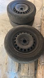 4 cerchi in ferro Volkswagen 15"