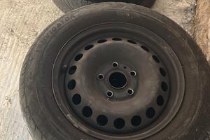 4 cerchi in ferro Volkswagen 15"