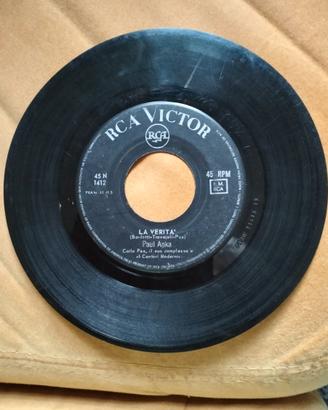 La verità-senza te io moro 45 giri vinile