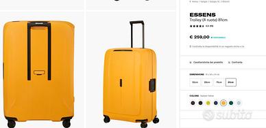 Trolley samsonite (4 ruote) 81cm