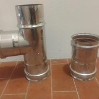 RACCORDI (2X) INOX D. 80 mm