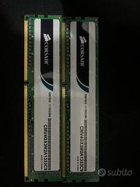 Ram ddr3 4gb (2x2)  1300mhz funzionante.