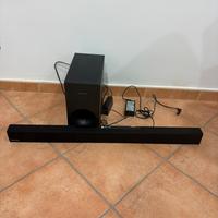 Soundbar Samsung con Subwoofer
