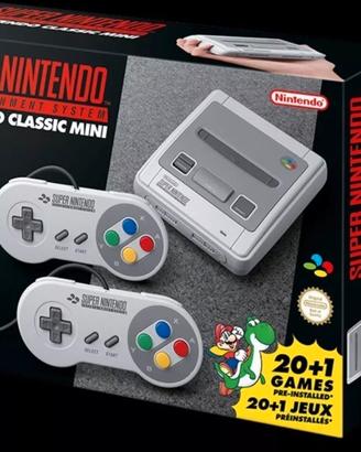 NEW & SEALED -Super Nintendo Mini Console - Nuovo