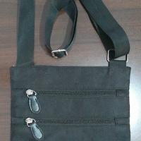 Borsello porta documenti con due tasche