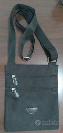 Borsello porta documenti con due tasche