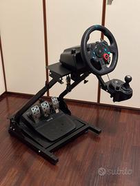 Logitech G29 + Cambio Shifter + Supporto Stand