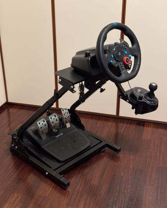 Logitech G29 + Cambio Shifter + Supporto Stand