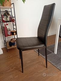 sedie ecopelle nere.
