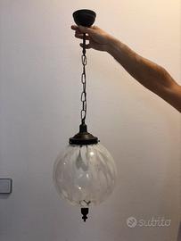 Lampadario in vetro di Murano