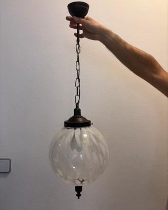 Lampadario in vetro di Murano