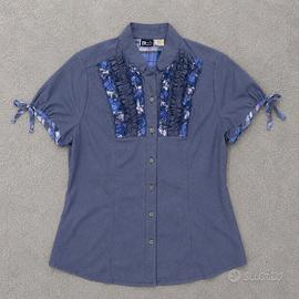 Patry Camicia Donna Y2K Blu Taglia 46