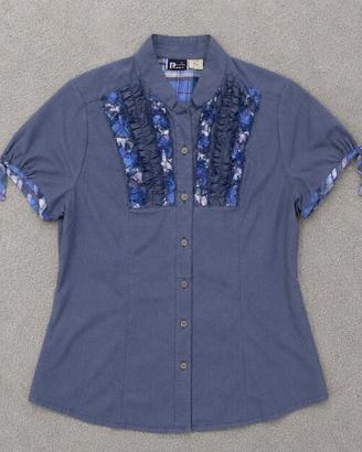 Patry Camicia Donna Y2K Blu Taglia 46