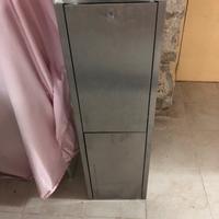 Mobile due cestelli  in alluminio