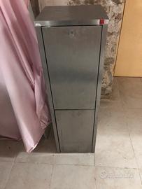 Mobile due cestelli  in alluminio