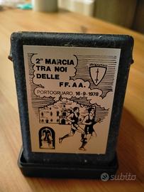 Targa di partecipazione corsa militare 1978