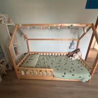 Lettino in legno 90x190cm