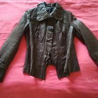 Giacca pelle nuova Stefanel tg.40