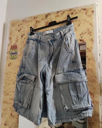 pantaloncini cargo uomo Bershka 