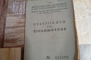 Califfo rizzato anno 1970 con libretto d epoca
