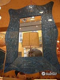 1950  Specchio blu Venini .RARO. Magnificente