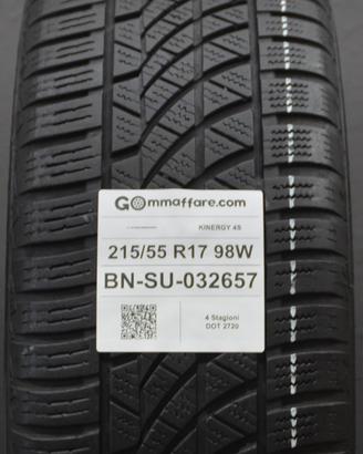 1 Pneumatico 215/55 R17 Hankook Kinergy 4 S