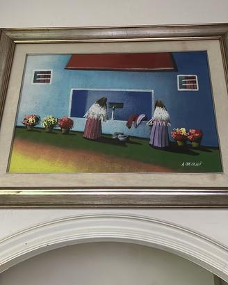 Quadro Originale Firmato "Tatari" 50x70 cm