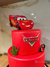 Torta Scenografica Disney Cars - Fatta a Mano