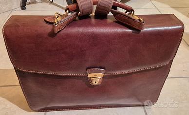 Cartella The Bridge uomo in pelle marrone  modell