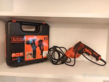 Trapano Black&Decker da 550W + 2 punte