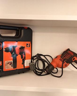 Trapano Black&Decker da 550W + 2 punte