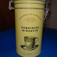 Barattolo in latta gialla Cartwright & Butler