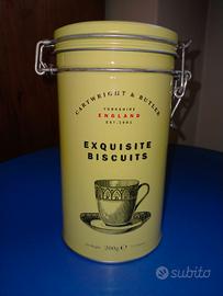 Barattolo in latta gialla Cartwright & Butler