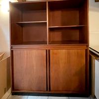 Mobile libreria da ufficio in Mogano, anni ‘70