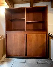 Mobile libreria da ufficio in Mogano, anni ‘70