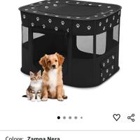 Recinto per Cani da Interno Pieghevole,