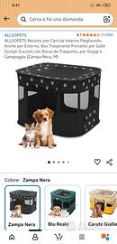 Recinto per Cani da Interno Pieghevole,