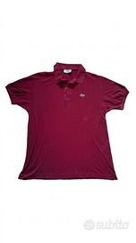 Polo Lacoste uomo bordeaux - taglia M