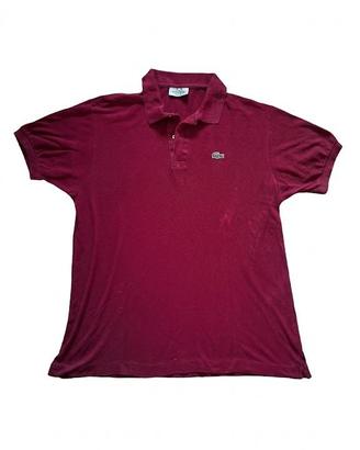 Polo Lacoste uomo bordeaux - taglia M