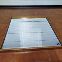 Specchio con cornice in legno 70x70 cm
