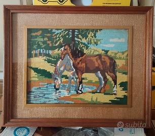 QUADRO 1/2 PUNTO (2 cavalli)